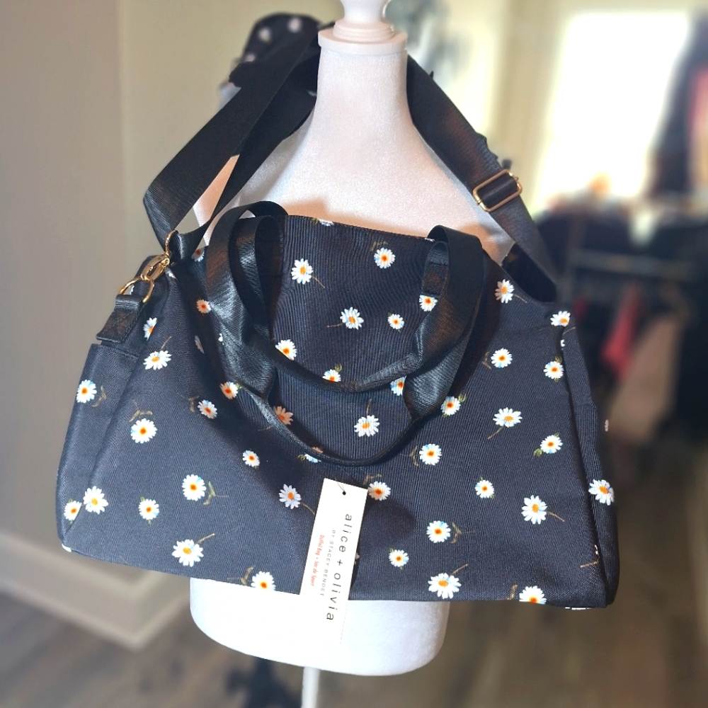 Alice and Olivia Daisy tote bag